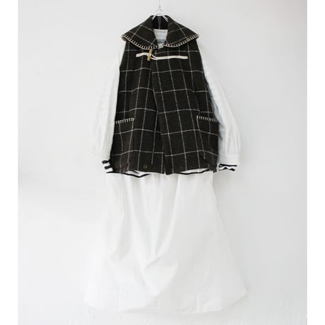 ASEEDONCLOUDアシードンクラウド　nontical chart blancket Lifesaving vest #ブラウン　【送料無料】