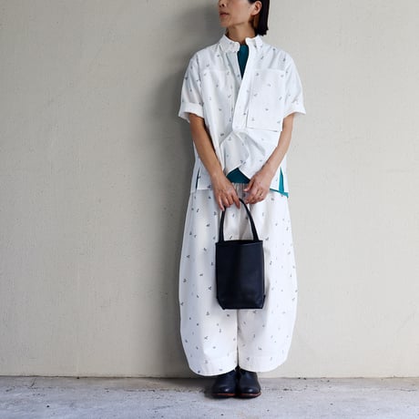 ASEEDONCLOUD アシードンクラウド companion dog print gardener pajama culotte #off white