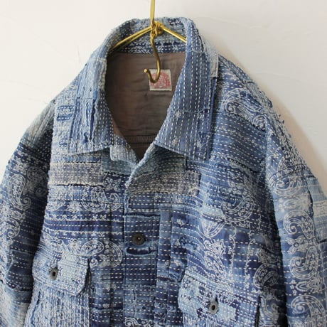 FUNSET OF ART ファンセットオブアート COF IDGバンダナBORO2nd GJKT #indigo 【送料無料】