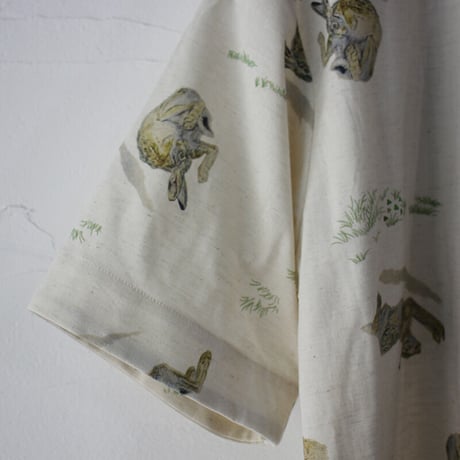 ASEEDONCLOUD アシードンクラウド　study of wild rabbit sakurashi blouse  #ナチュラル　【送料無料】