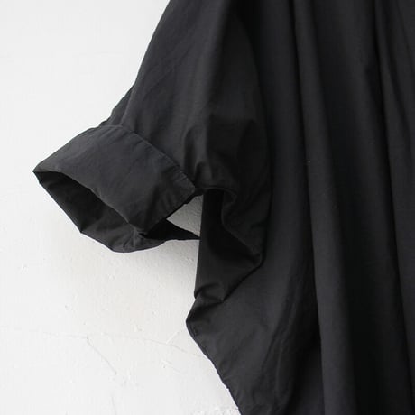 ARTE POVERA アルテポーヴェラ　 タイプライター染めポンチョシャツ　#ホワイト、スモークサックス、ブラック