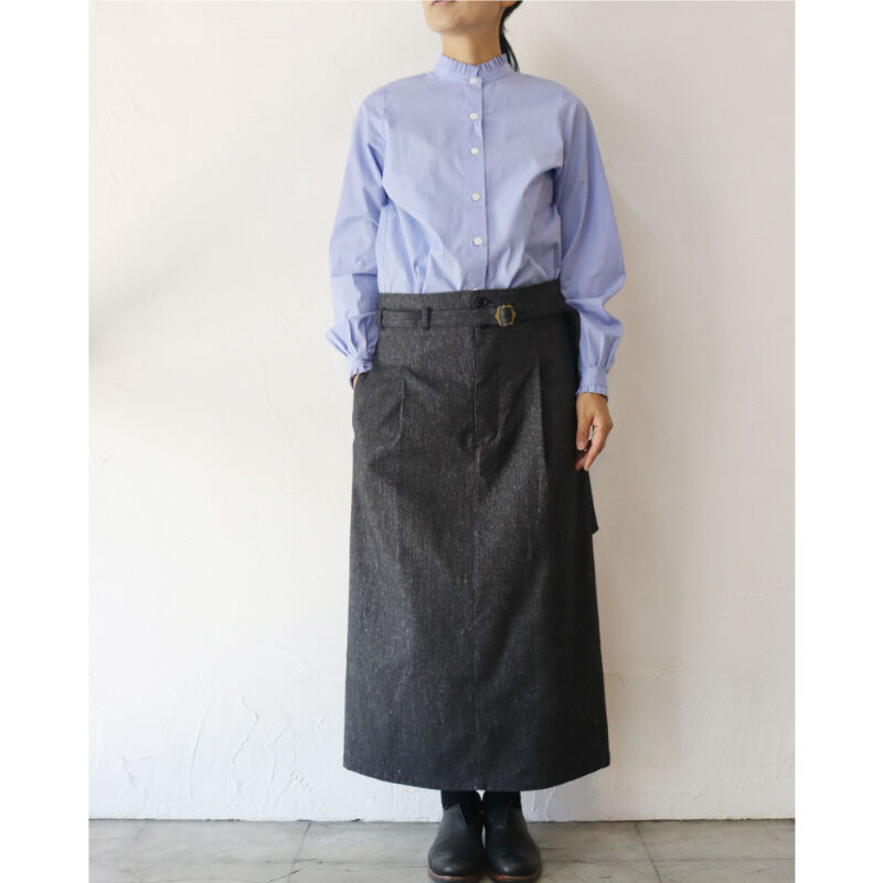 SUSURI ススリ タピールスカート #prussian blue 【送料無料】 | suk 