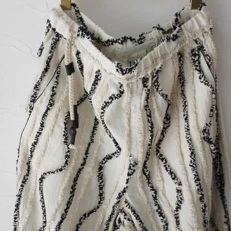 ASEEDONCLOUD アシードンクラウド　Festival cloth Kafusho trousers ＃off white　【送料無料】