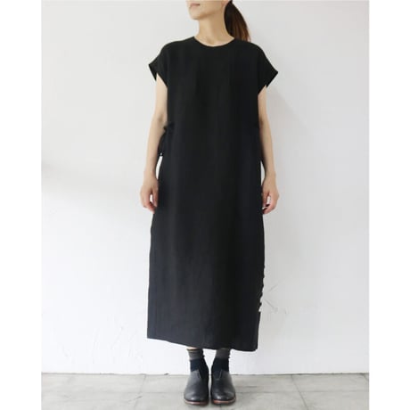 SUSURI ススリ　ティアフルドレス　#beige,black 【送料無料】