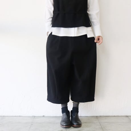 SUSURI ススリ　ラクーンパンツ　#cream , black 　【送料無料】
