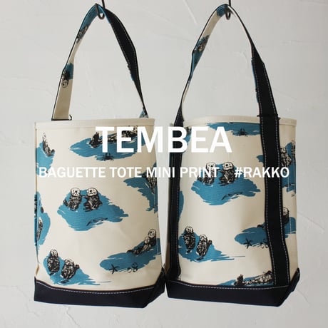 **再生産分到着** TEMBEA テンベア　BAGUETTE TOTE MINI PRINT　#RAKKO 【送料無料】