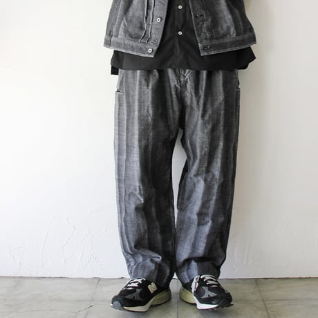 FUNSET OF ART ファンセットオブアート　シャドーデニムニッカークライミングパンツ　#black