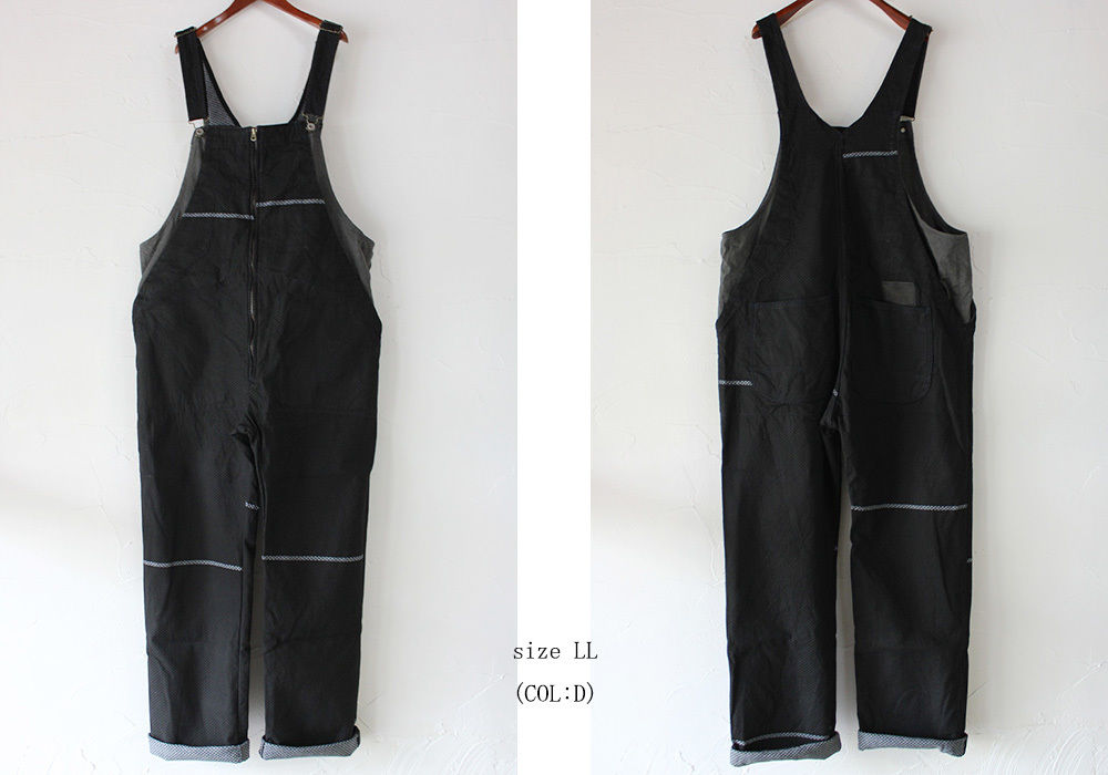 ナゴンスタンス　フィッシャーマン　 オーバーオール　ブラック fischerman overalls｜S｜Black｜dress｜någonstans official