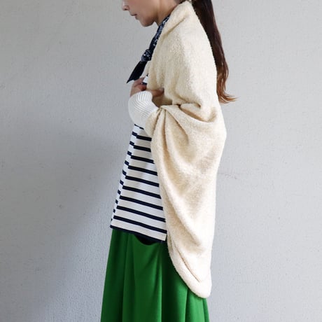 atelier naruse アトリエナルセ cotton double stranded margaret knit bolero コットンダブルストランダットニットボレロ