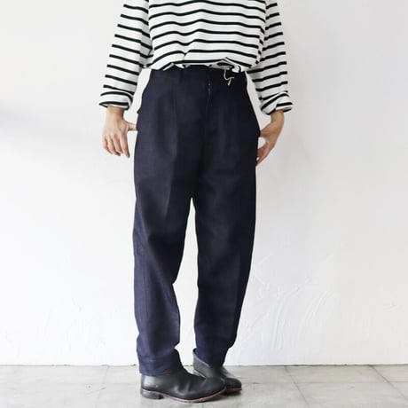 ASEEDONCLOUD アシードンクラウド HandWerker Slacks 綿麻デニムスラックス　#インディゴ