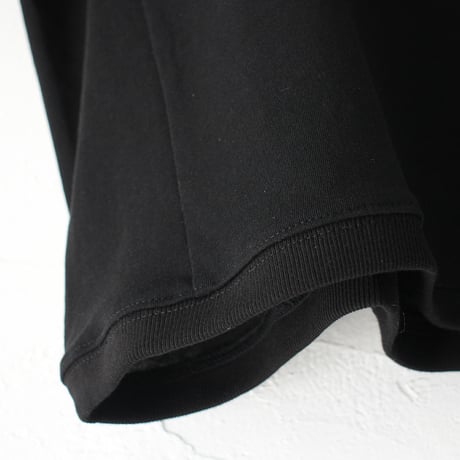 amne アンヌ TWISTED JERSEY half sleeve bottie #ブラック、ブルー