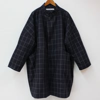 FUNSET OF ART ファンセットオブアート　杢タッターソールチェックTAISHOコート　♯インディゴ【送料無料】