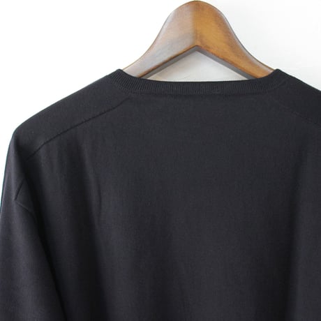 **再入荷** Linenya リネンヤ　as it is.  コットンバルーンスリーブニット　#ブラック
