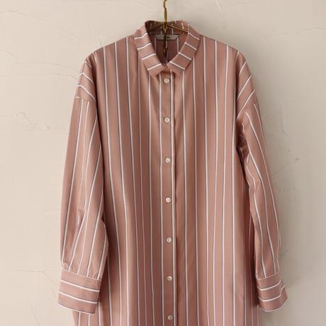 **再入荷** amne アンヌ　STRIPE dolman dress #PINK　【送料無料】