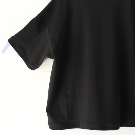 amne アンヌ TWISTED JERSEY half sleeve bottie #ブラック、ブルー