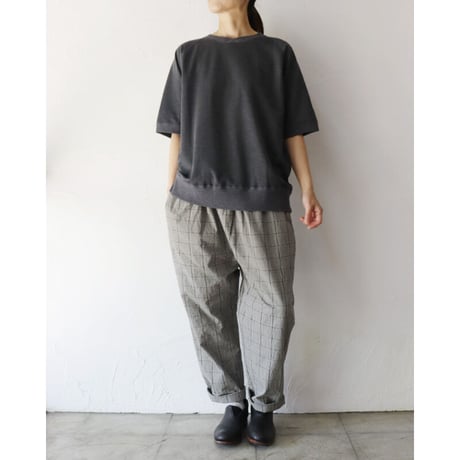 **サイズ欠け再入荷** TRAVAIL MANUEL トラバイユマニュアル　C/Lチェックワッシャーフルサドルパンツ　【送料無料】