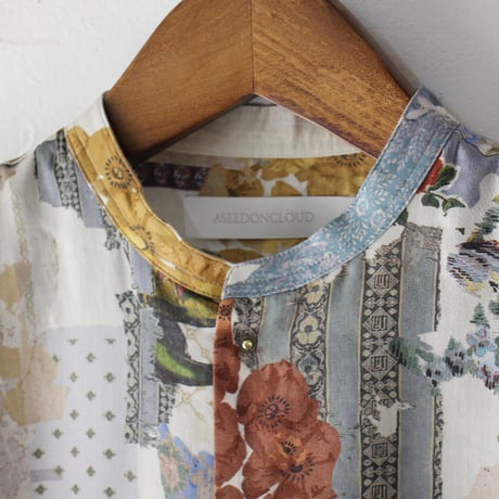 ASEEDONCLOUD アシードンクラウド　Travel memories print Kafusho shirt #マルチ　【送料無料】