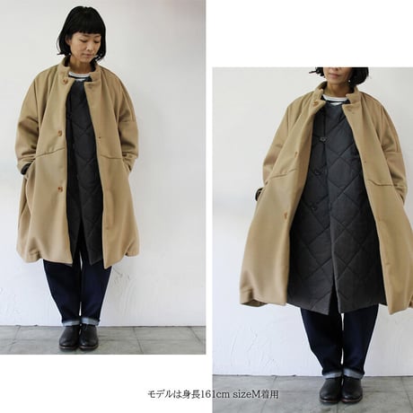 **追加分到着** FUNSET OF ART ファンセットオブアート　別注ウールビーバーTAISHOコート　#キャメル 【送料無料】