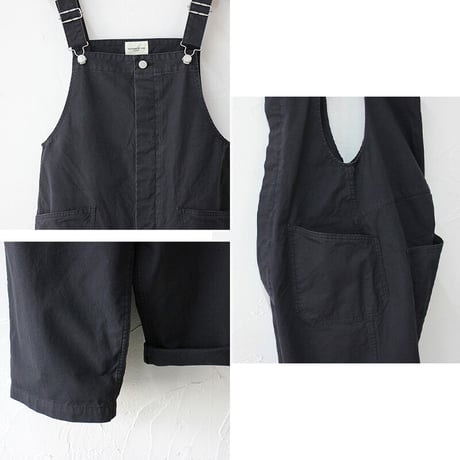 **2021s/s新作** sasanqua by trees サザンカバイツリーズ　オックスフォードワークオール　#ブラウン、ブラック　【送料無料】