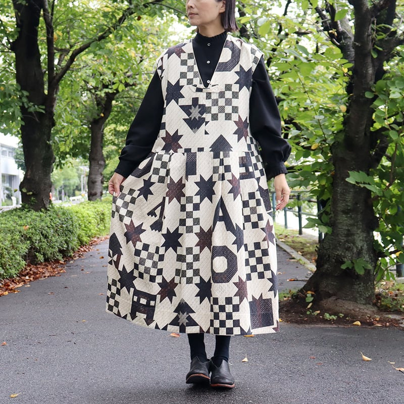 ASEEDONCLOUD アシードンクラウド Map quilt print Study un