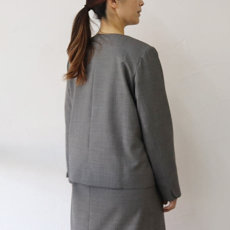 **2026年度分到着** atelier naruse アトリエナルセ　formal set-up no collar jacket　フォーマルセットアップノーカラージャケット