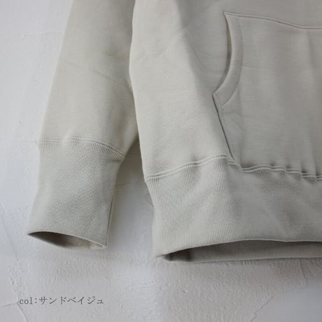 atelier naruse アトリエナルセ　 裏毛コットンスウェットパーカー｜freece cotton sweat-shirt hoodie
