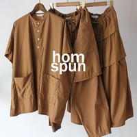 homspun ホームスパン ウールトロピカルクロスワイドスリーブ