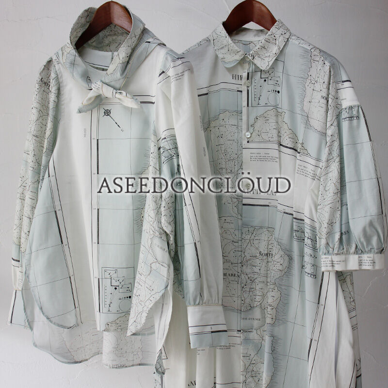 ASEEDONCLOUD アシードンクラウド Hiraeth map print Zephyr
