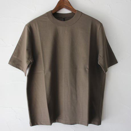 TRAVAIL MANUEL トラバイユマニュアル　クラシック天竺ノームTシャツ　#ホワイト、ブラック、マスタード、ネイビー、モカ、ピンク