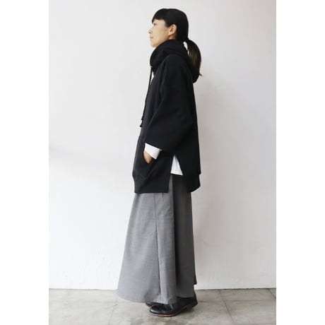 CAERULA カエルラ　TC sweat BIG hoodie 裏起毛スウェットBIGパーカー  #ホワイト、ブラック　【送料無料】