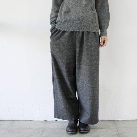 **再入荷** TRAVAIL MANUEL トラバイユマニュアル　杢グレンチェックノマドパンツ　♯グレー、チャコールグレー