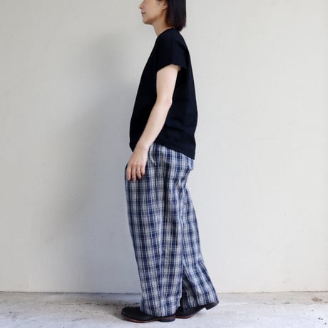 TRAVAIL MANUEL トラバイユマニュアル　ダンプチェックバームパンツ