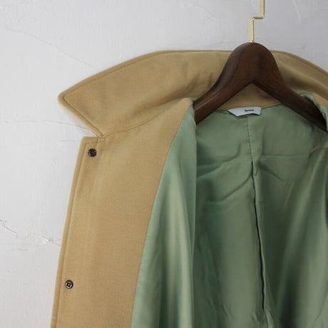 amne アンヌ　MELTON harrington coat　メルトンハリントンコート　#ベージュ　【送料無料】