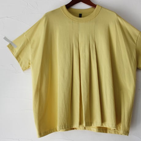 TRAVAIL MANUEL トラバイユマニュアル　クラシック天竺ランダムタックTシャツ