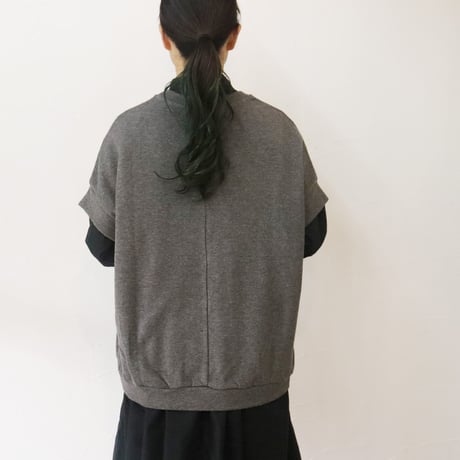LinenYa リネンヤ　ヤク混ベスト　#チャコール、グレー、オートミール