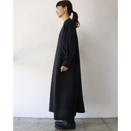 atelier naruse アトリエナルセ　テックウール ロングワンピース｜tech wool long one-piece