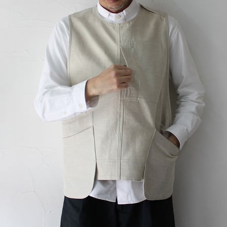 ASEEDONCLOUD アシードンクラウド　cloud seeding vest #生成り 【送料無料】