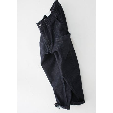 **再入荷** sasanqua by trees サザンカバイツリーズ　10ozカツラギデニムハイドシームトラウザー　#アイボリー、インディゴ　【送料無料】