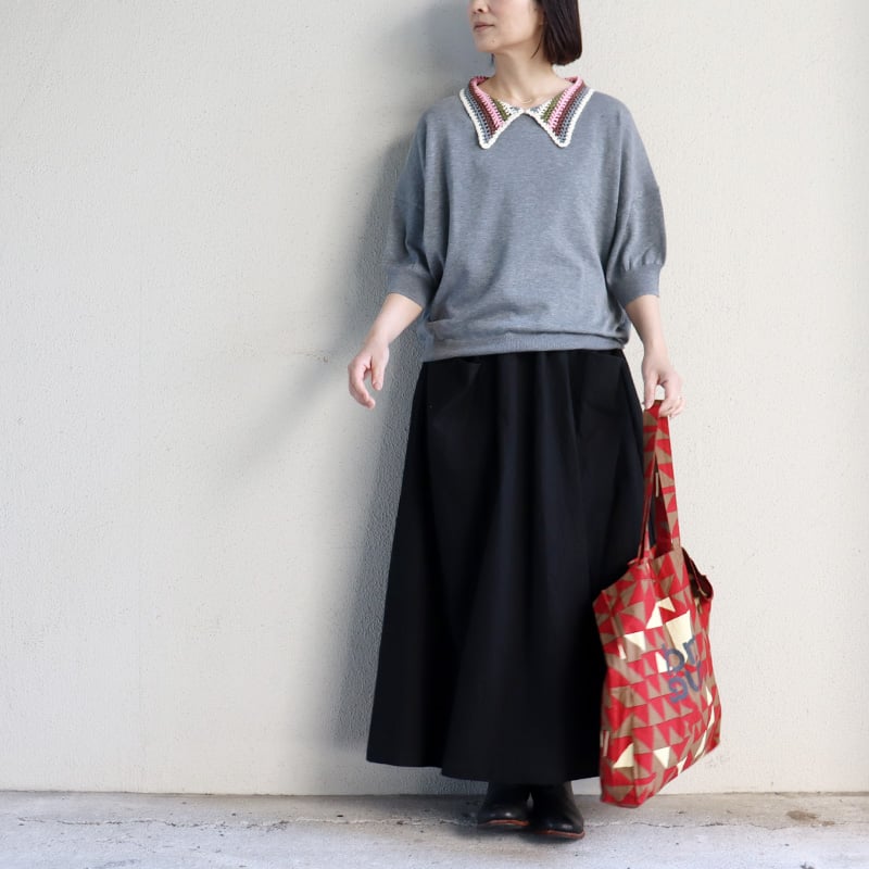 atelier naruse アトリエナルセ cotton crochet collar kn