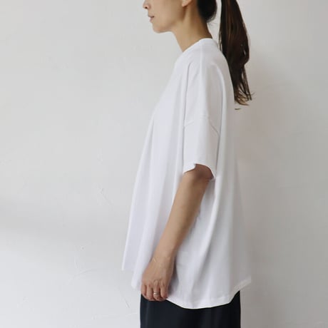 TRAVAIL MANUEL トラバイユマニュアル　クラシック天竺ランダムタックTシャツ