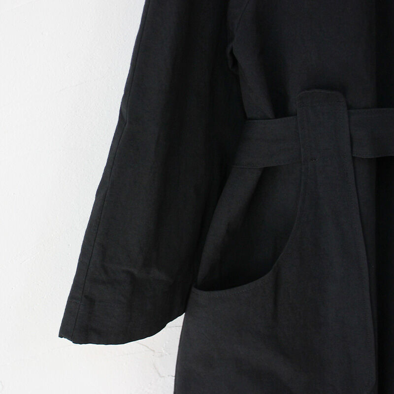 MAGALI マガリ コットンリネンウェザートレンチコート #ベージュ MAGALI マガリ コットンリネンウェザートレンチコート #ベージュ