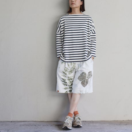 ASEEDONCLOUD アシードンクラウド plant memories print shokuonshitsu short trousers