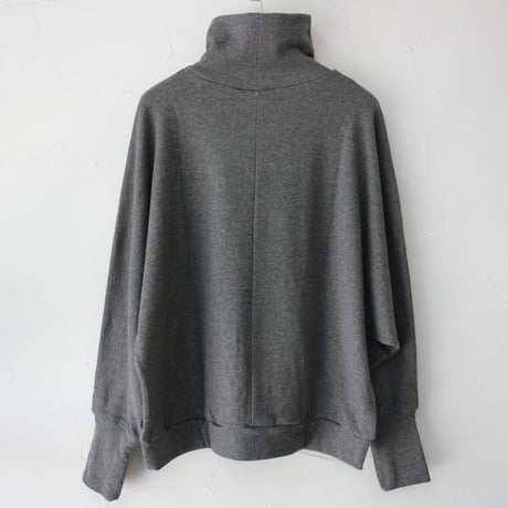 **再入荷** LinenYa リネンヤ　ヤク混ハイネックプルオーバー　#チャコール、グレー、オートミール