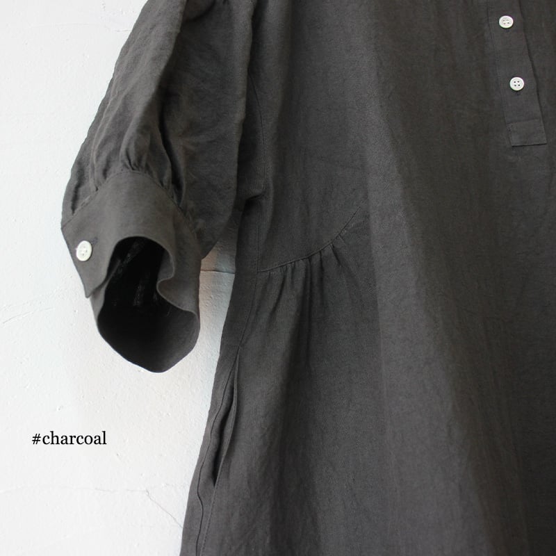 またまたまた再入荷** LinenYa リネンヤ リネンスタンドカラー