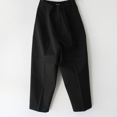 TRAVAIL MANUEL トラバイユマニュアル ブリティッシュツイルズートパンツ　#ブラック