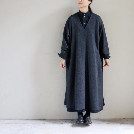 atelier naruse アトリエナルセ　wool jersey one-piece　ウールジャージーワンピース　【送料無料】