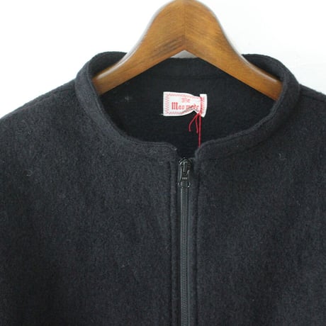 maomade マオメイド　圧縮ウール バックギャザー ジャケット　#ネイビー、ブラック