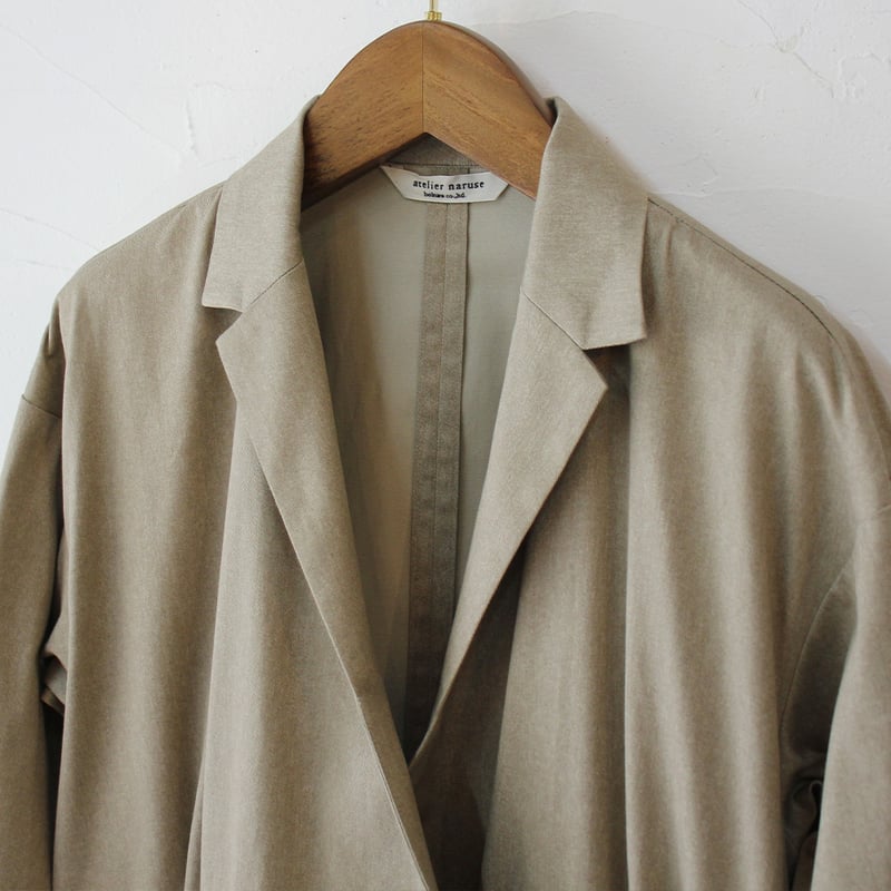 atelier naruse アトリエナルセ コットンカシュクールジャンプスーツ