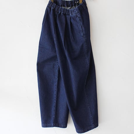 TRAVAIL MANUEL トラバイユマニュアル　オープンエンドデニムバームパンツ　#INDIGO　【送料無料】