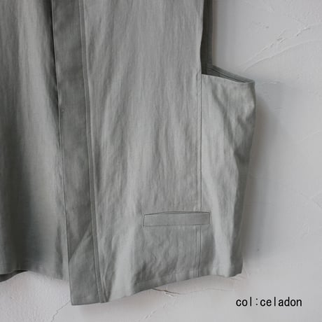 SUSURI ススリ　ディグベスト　#navy , khaki , celadon 　【送料無料】